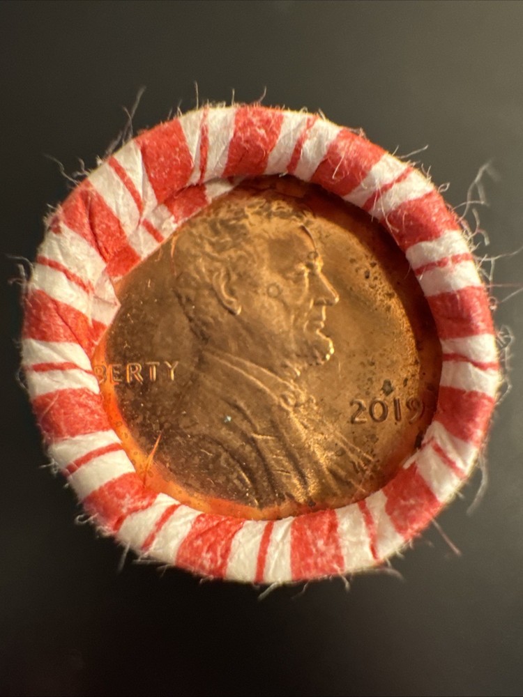 2019-P Lincoln Shield Cent Penny Roll Sealed BU Roll-Red