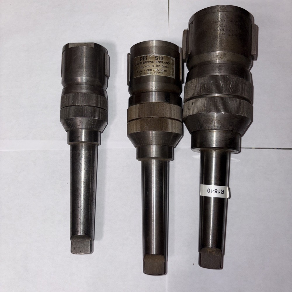 David Brown Precision Adjustable Boring head SET 2