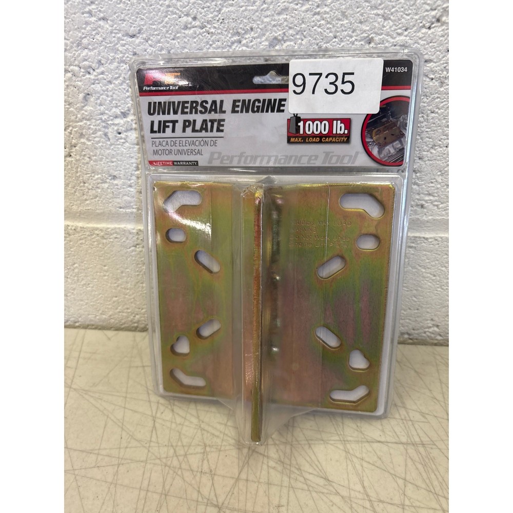 Performance Tool Universal Engine Lift Plate 1000 lbs. Max Load - W41034