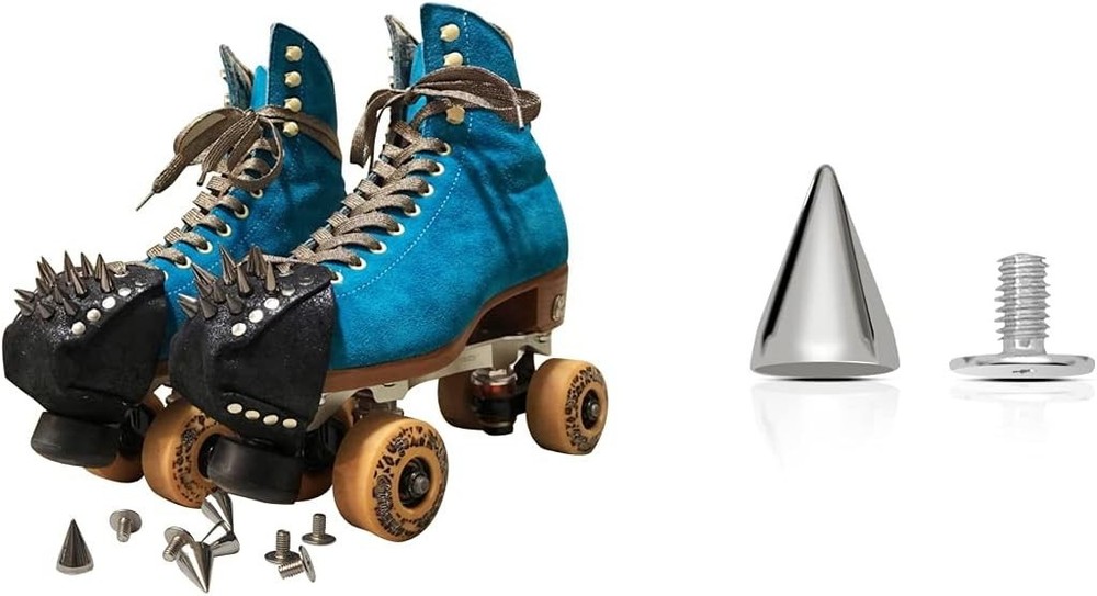 Punk Style Cone Spikes & Studs with Screwback - 100 Pairs for Creative Projects