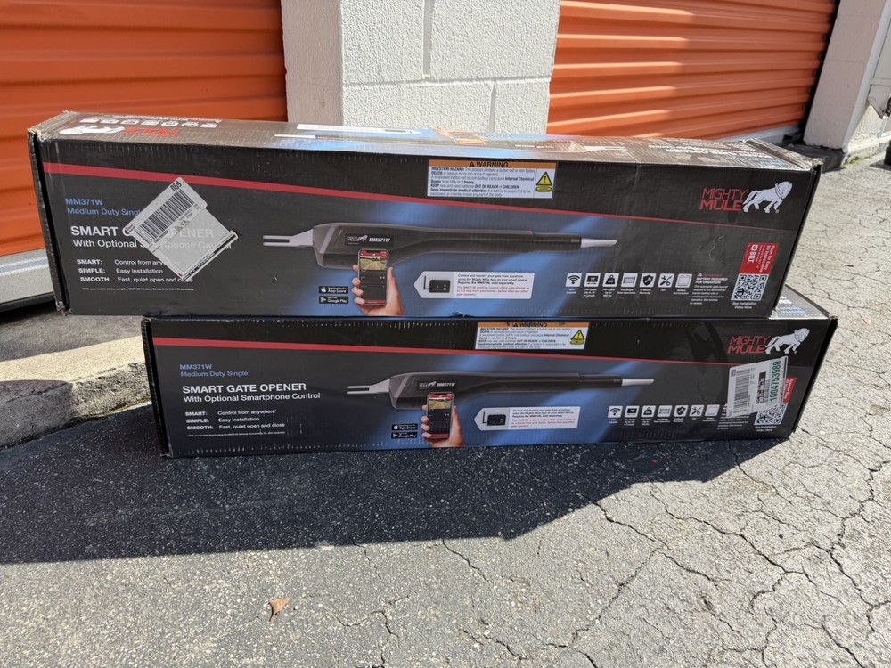 Mighty Mule MM371W Automatic Gate Opener Kit - Black