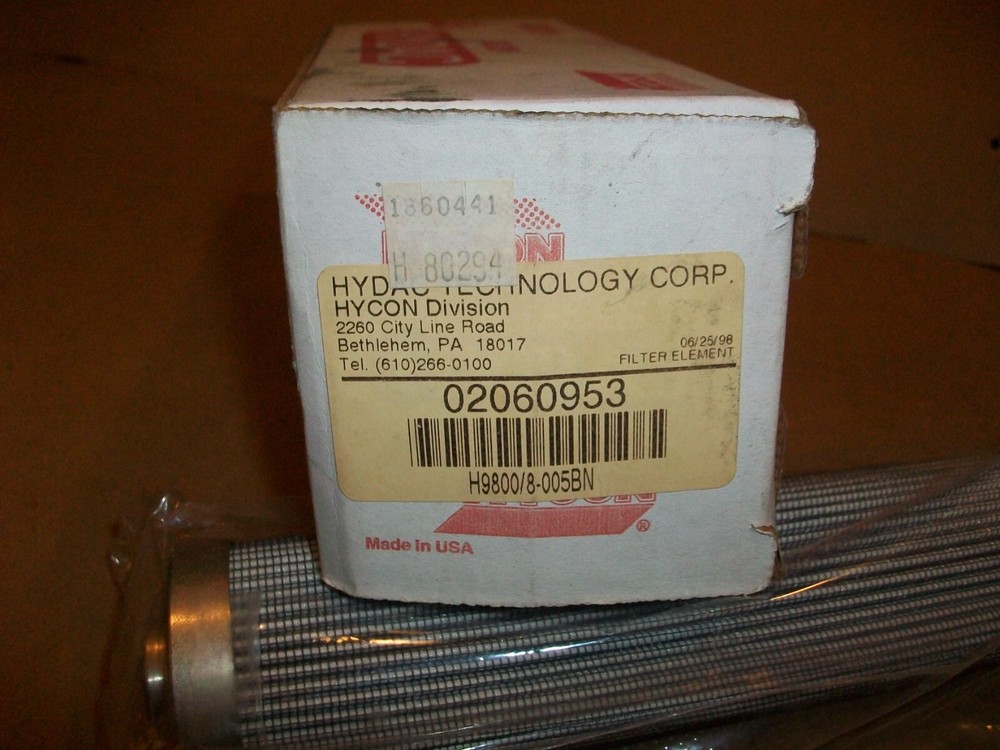 HYDAC HYCON 02060953 Hydraulic Filter Element NEW