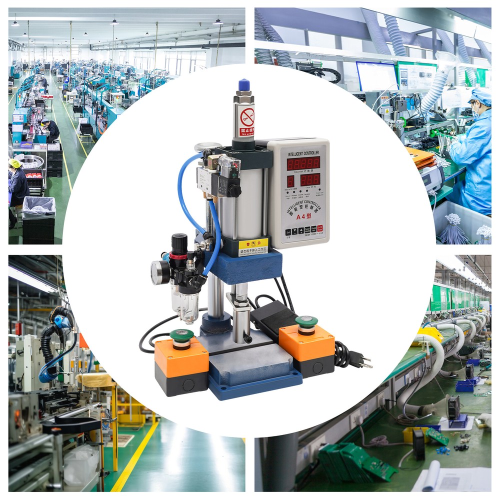 440lb Adjustable Pneumatic Punch Press Machine With Microcomputer Control