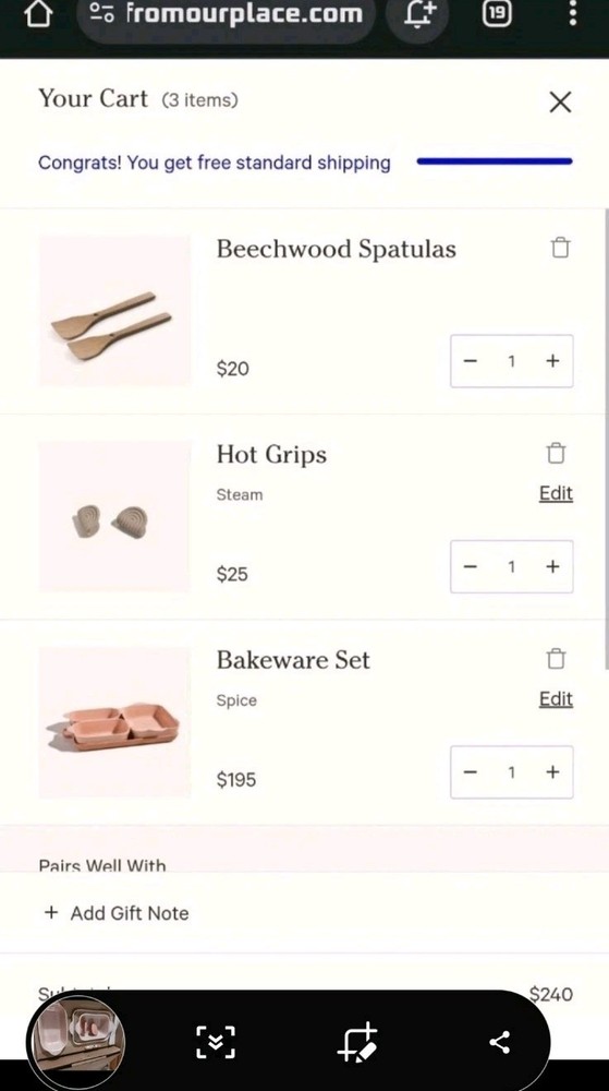 Our Place Ovenware Set "Ceramic Stoneware" w/ extras read Description