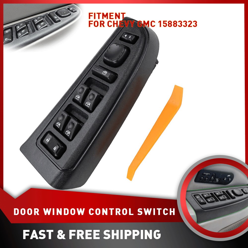 Front Driver Door Master Window Control Switch Fit 2003-2006 GMC Sierra Chevy