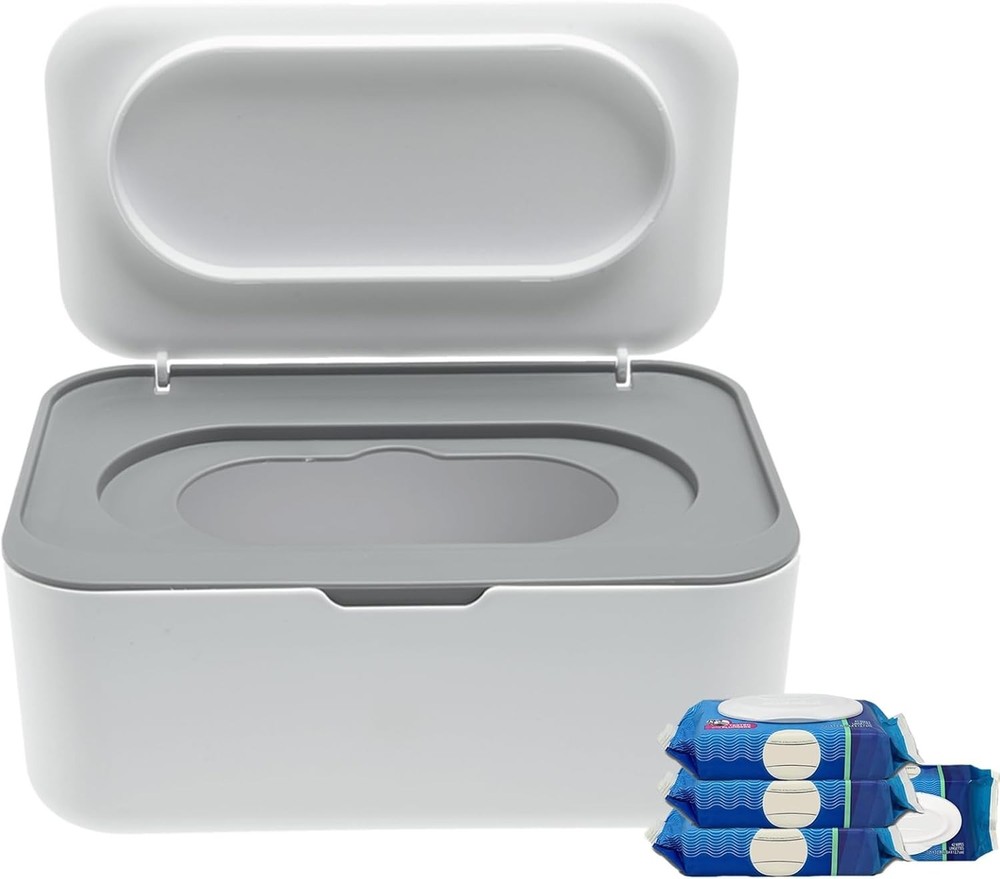 Elegant Rectangular Wipes Dispenser - Dust-Free & Easy Access for Cottonelle