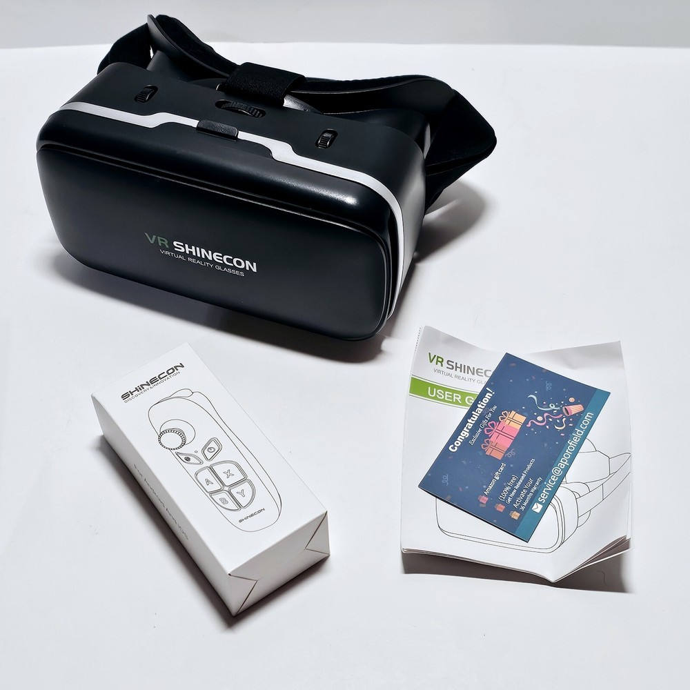 VR Shinecon Virtual Reality Glasses Android, IOS, Windows Phones New Open Box