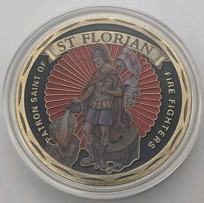 Firefighter St. Florian Challenge Coin Collectable