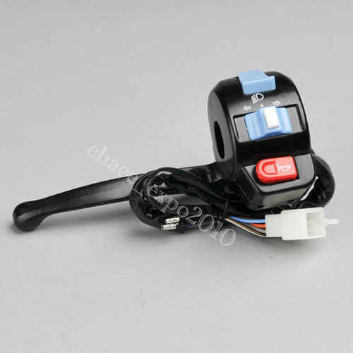 Motorcycle Scooter 7/8" Handlebar Horn Turn Signal Light Controller Left Switch