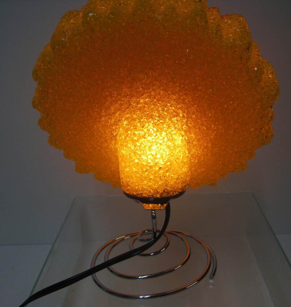 Bright Sunflower Shape Decorative Glow Lamp Retro Style Table Light