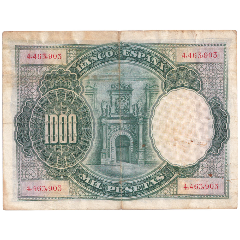 ESPANA 1925 1000 PESETAS 4,463,963