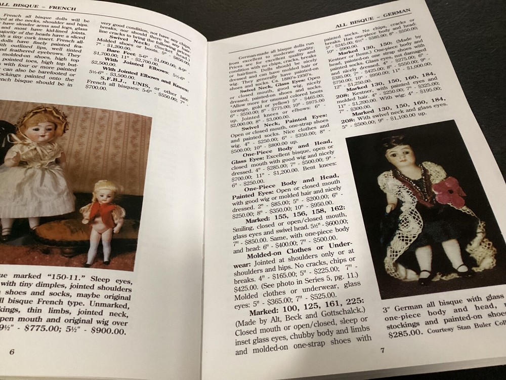 Dolls Values Paperback Information Book 1992