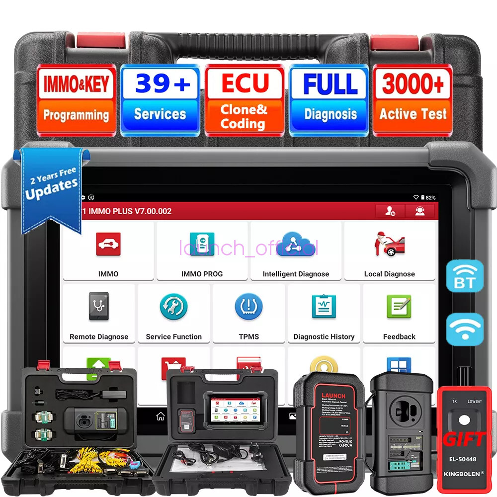 2026 LAUNCH X431 IMMO Elite PLUS Key Programming Car Diagnostic Tool ECU Clone