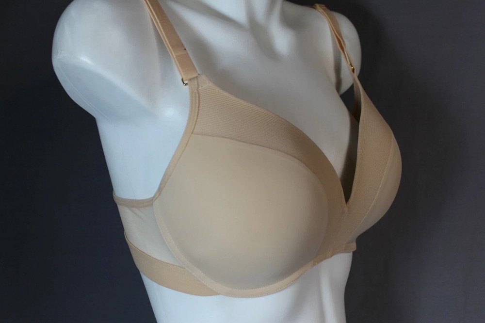 LIVELY Wireless Lined J-hook on back Plunge Bra size 34C