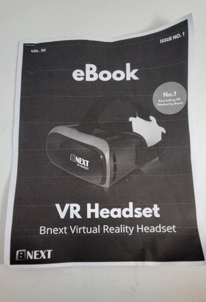 VR Headset Compatible w/iPhone & Android Phone-Universal Virtual Reality Goggles