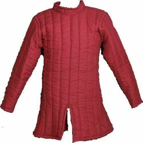 Medieval Gambeson thick padded coat Aketon vest Jacket Armor