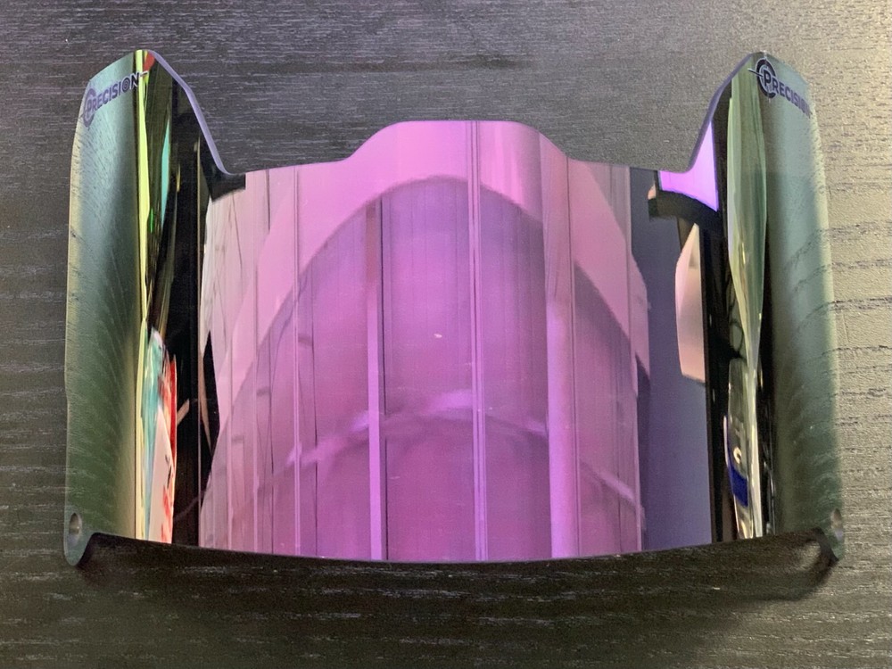 Precision Football Helmet Visor, Amethyst Grape