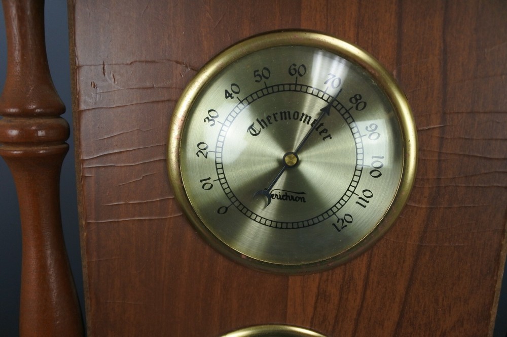 Verichron Model 45 Wall Mount Thermometer Barometer Hygrometer