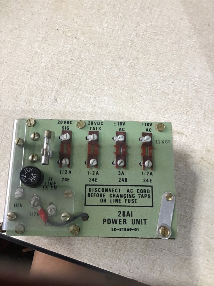 WESTERN ELECTRIC 28 A1 Power Unit, BELL SYSTEM