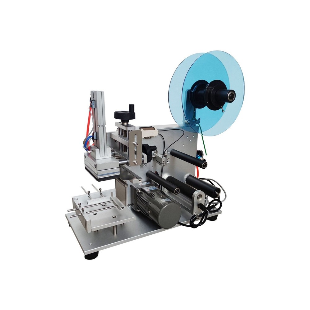 Semi-auto Flat Surface Labeller Square Bottle Labelling Machine Tags Stick Mark