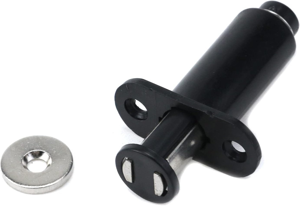 Recessed Magnetic Touch Latch，4 Pack Push Open Cabinet Door Latches Pull Push Pr