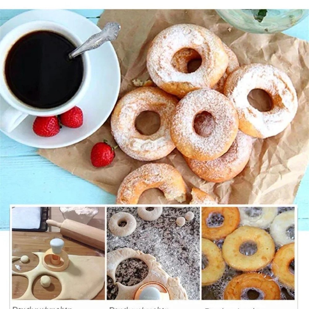 Doughnut Maker Batter Dispenser Plastic For Donut Cake DIY Baking Tools Maker