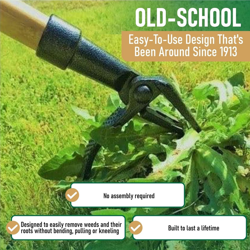 Grampa's Weeder - The Original Stand Up Weed Puller Tool with Long Handle - M...