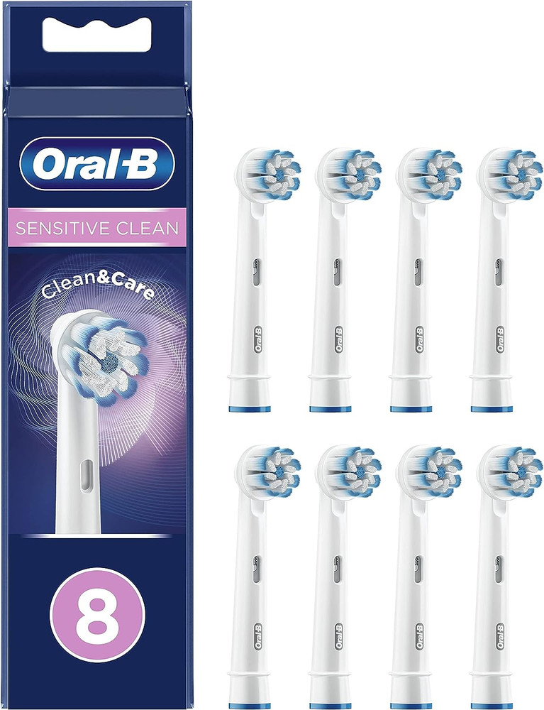 Oral-B Sensitive Clean Replacement Brush Heads 8 count