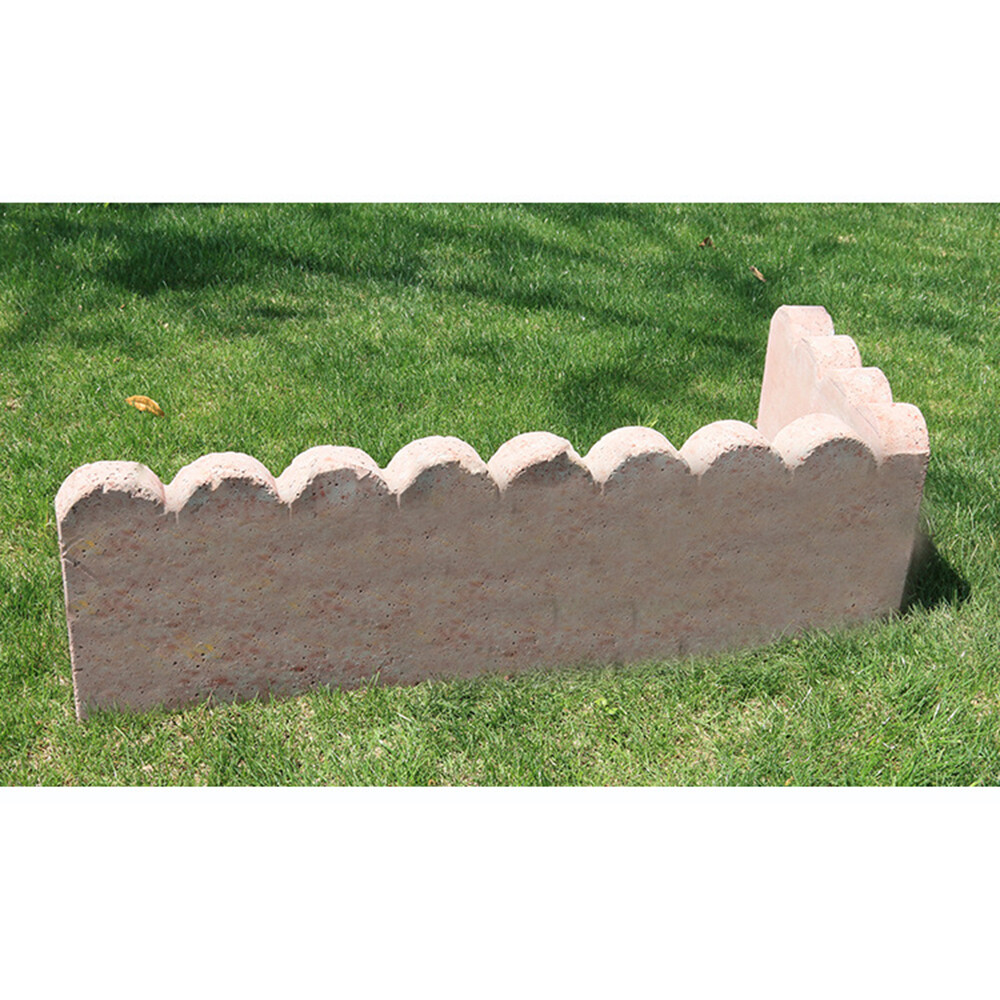 DIY Garden Fence Concrete Mold for Sidewalks & Pathways