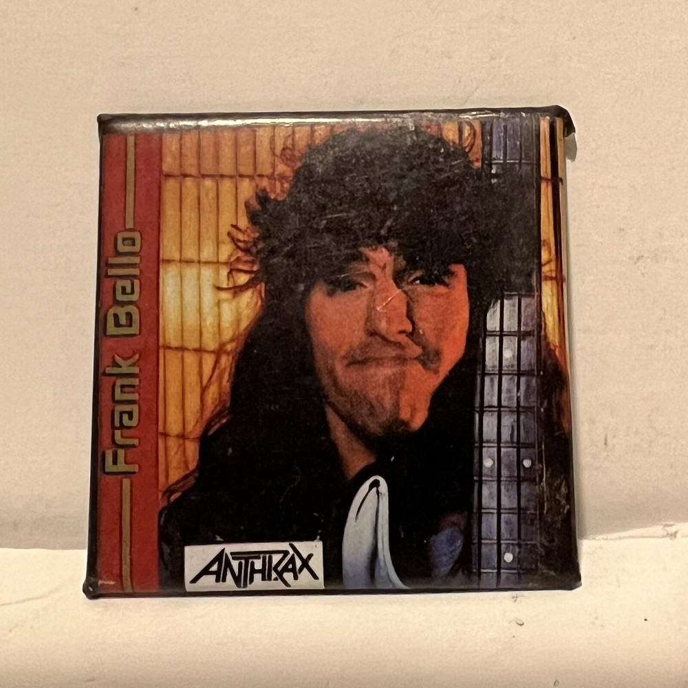 Anthrax Frank Bello Button