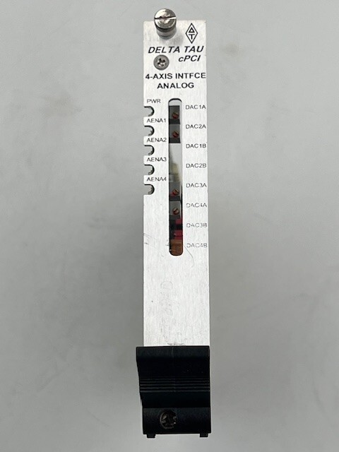 DELTA TAU Data Systems cPCI ACC-24C2A 4-Axis Interface Analog Card Used