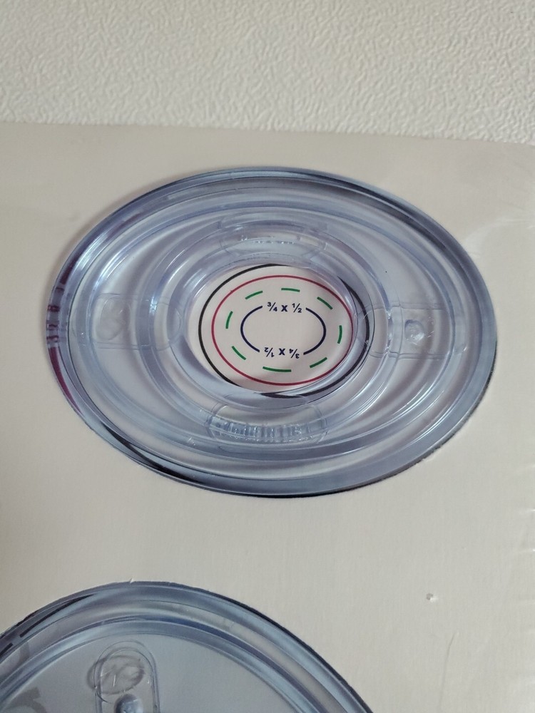 Creative Memories Custom Cutting System 4 Oval Patterns & Sizing Template NIP