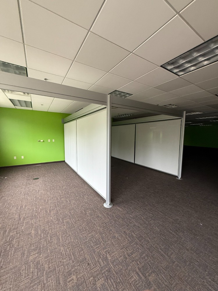 Modular Office Partition Curtain and Frame