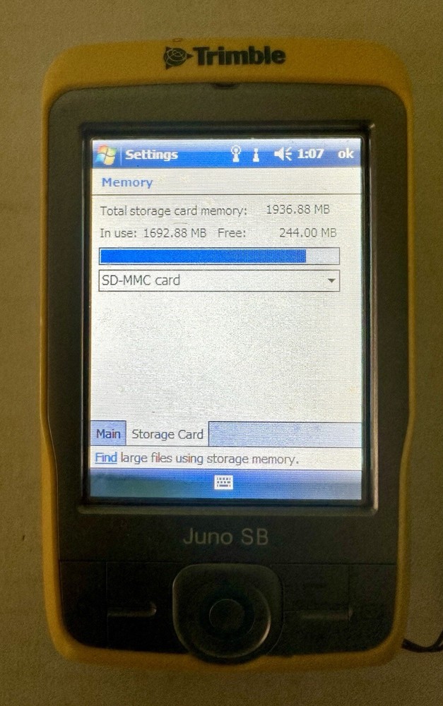 Trimble Juno Series SB Handheld GPS Mobile Mapping GNSS Rugged Data Collector