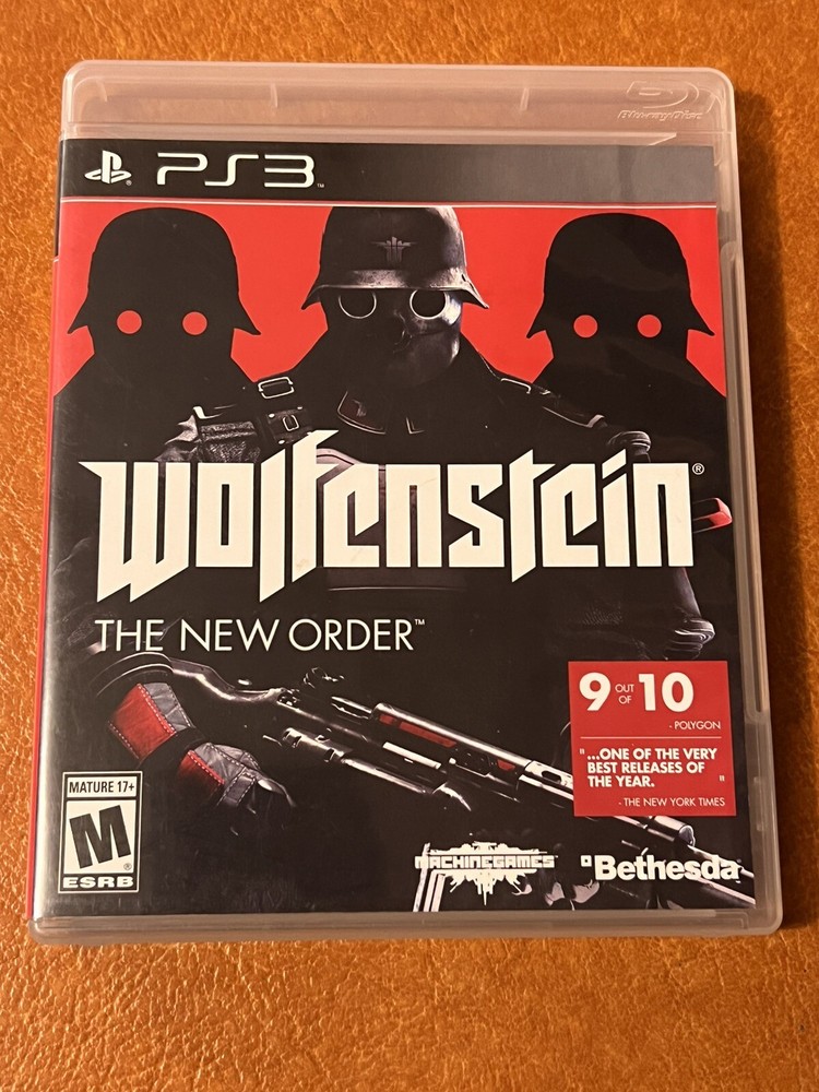 PS3 WOLFENSTEIN THE NEW ORDER Tested and Works