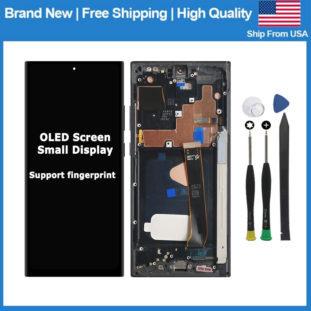 OLED LCD Display For Samsung Note 20 Ultra 5G 4G Digitizer Touch Screen + Frame