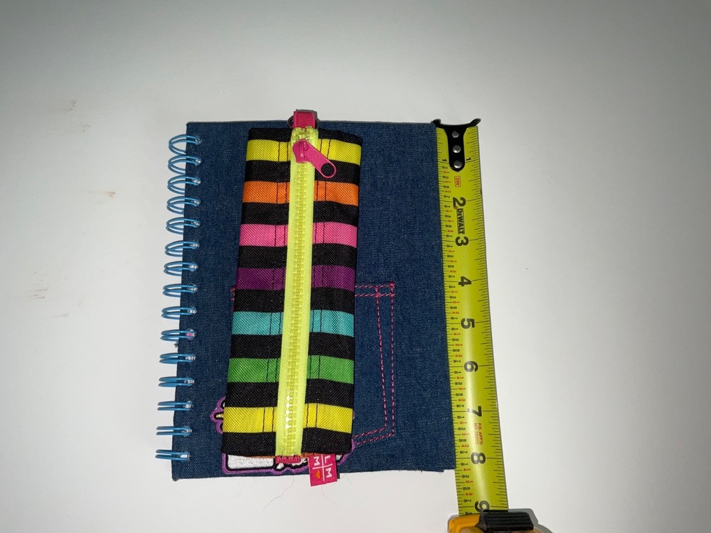 Little Miss Matched Attach-A-Patch Denim Notebook