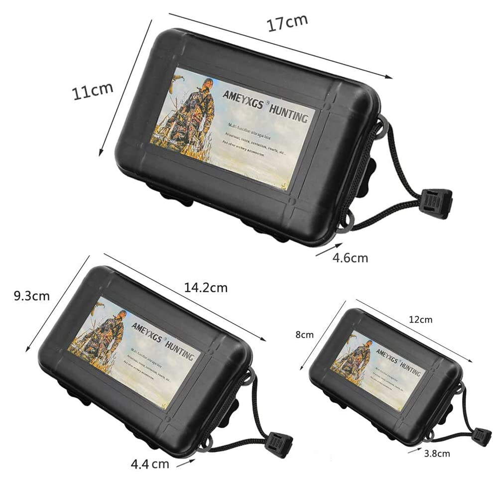 2X Portable Storage Box Arrowheads Sponge Case Archery BroadheadsTips Protector