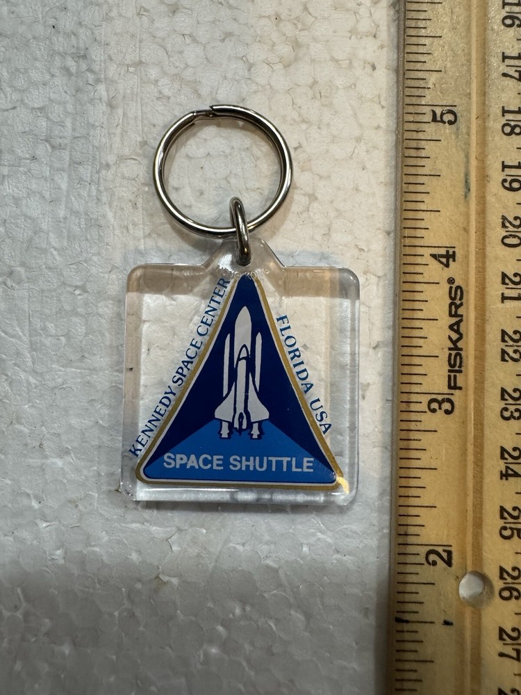 Vintage Kennedy Space Center- Space Shuttle Keychain