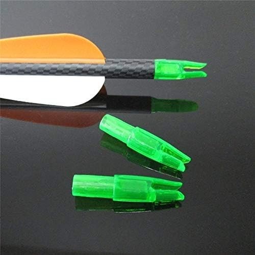 60 Pack Archery Arrow Nocks 0.246" Inside Diameter - Durable Plastic Inserts