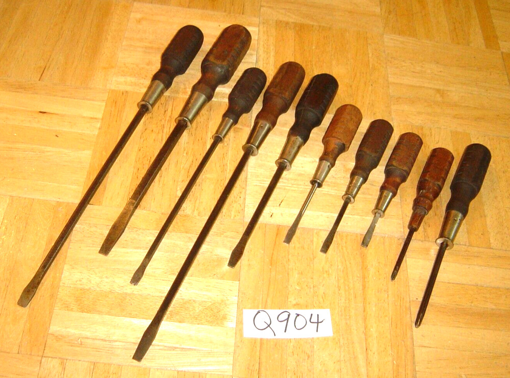 MAC TOOLS 10 PIECE WOODEN HANDLE MIXED SCREWDRIVER SET