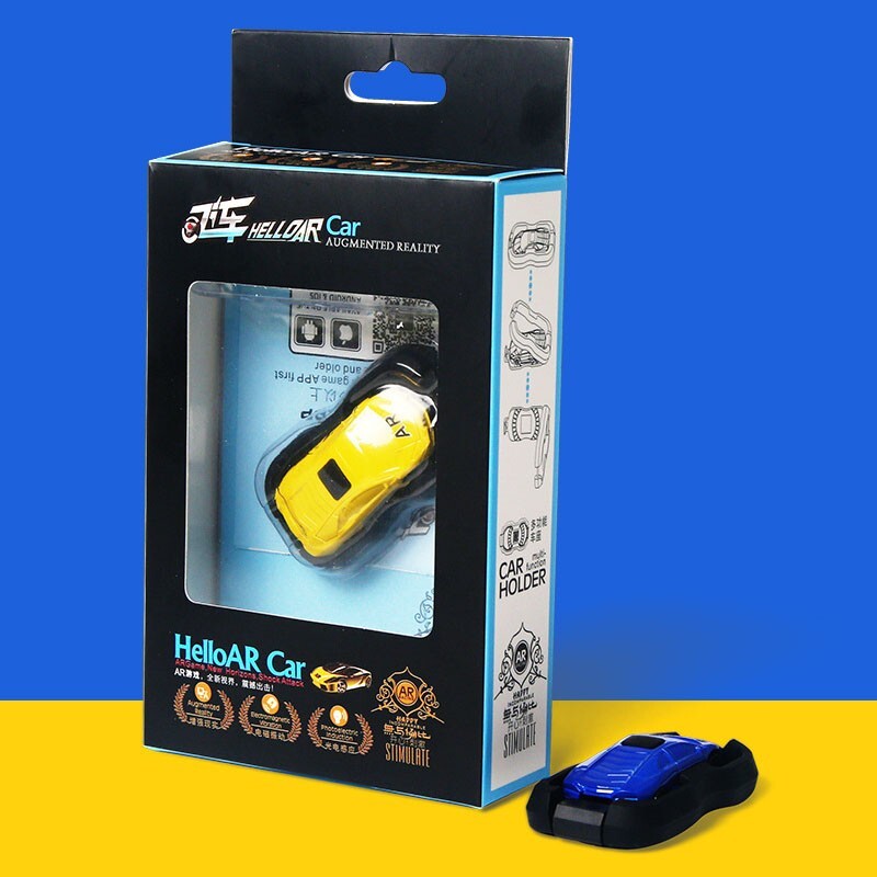 2Pcs Augmented Reality Racing Game Mini Toy Car iOS Android Mobile Phone Game