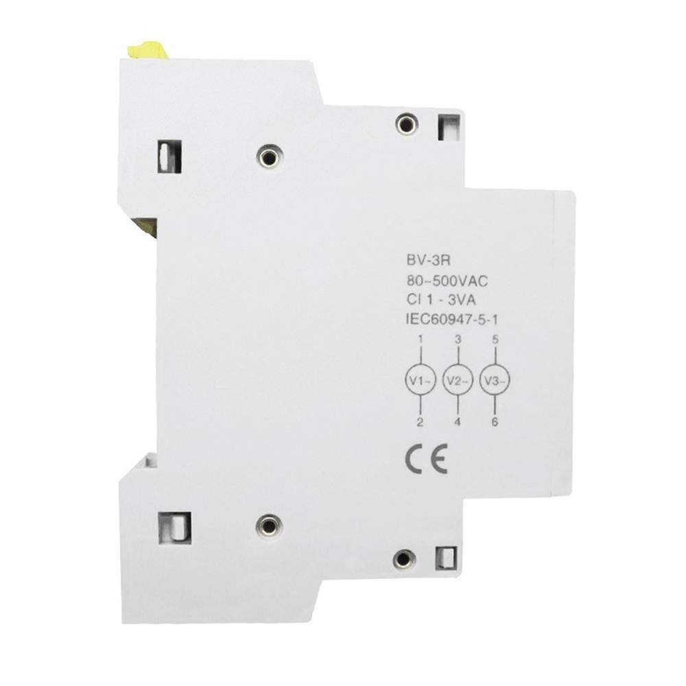 Digital Voltmeter BV3R Three Phase AC 50 500V For Din Rail Panel Mount
