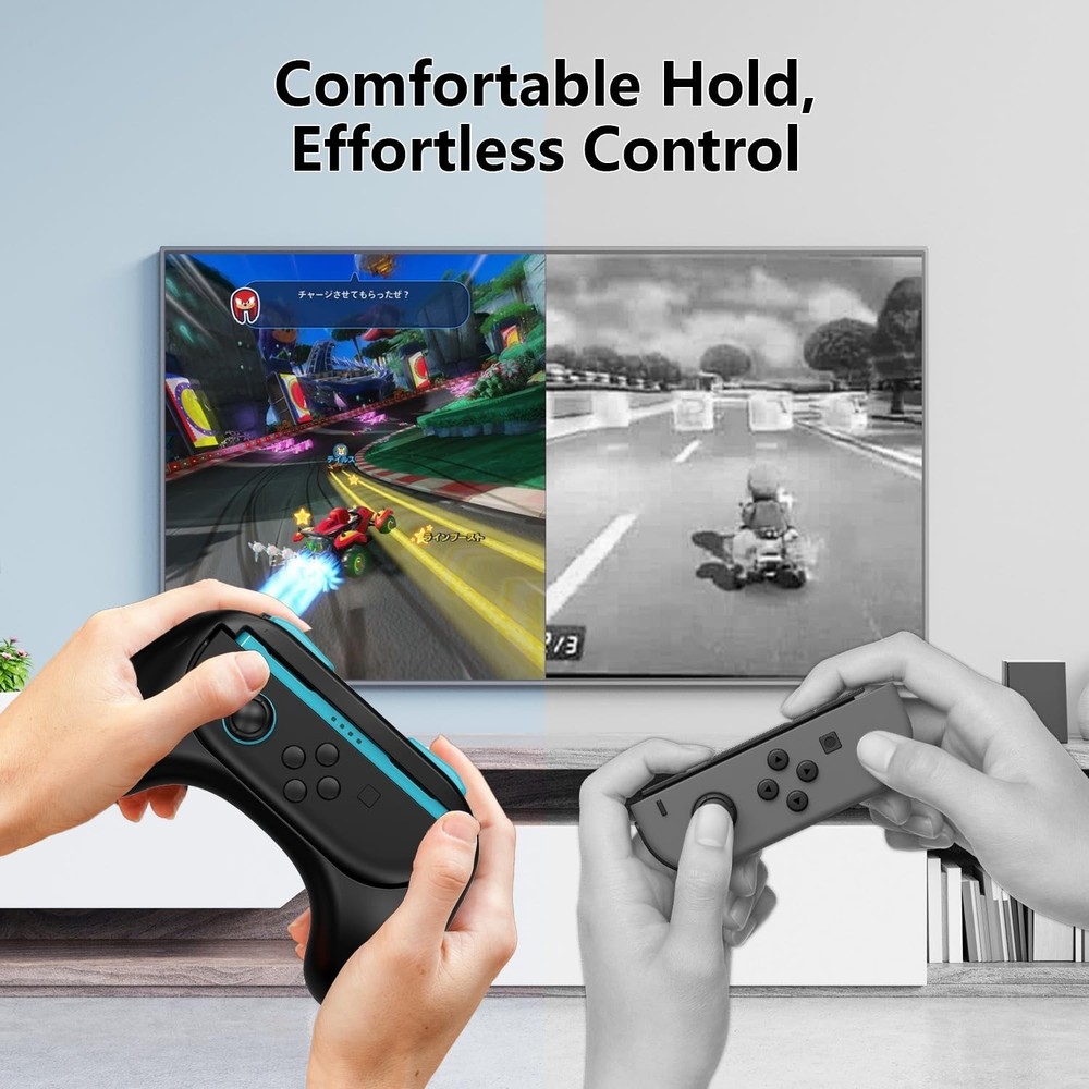 2Pcs Hand Grips for Nintendo Switch 2 Joy-Con Ergonomic Controller Handle ABS