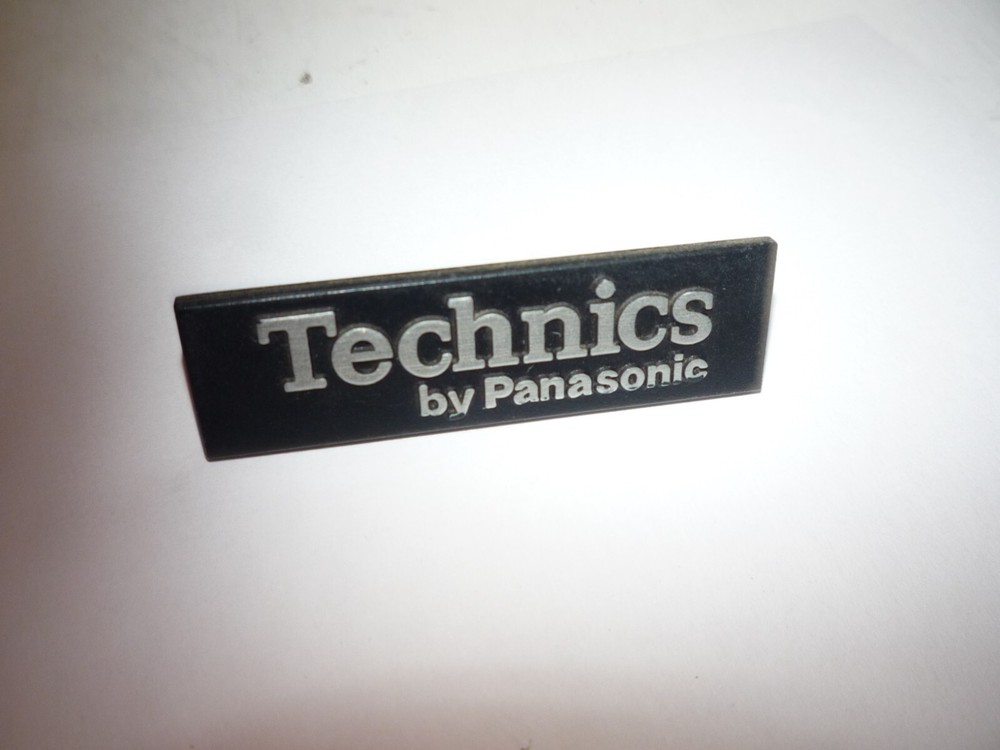 Technics Turntable SL-23 emblem PLATE name tag - NICE LOGO