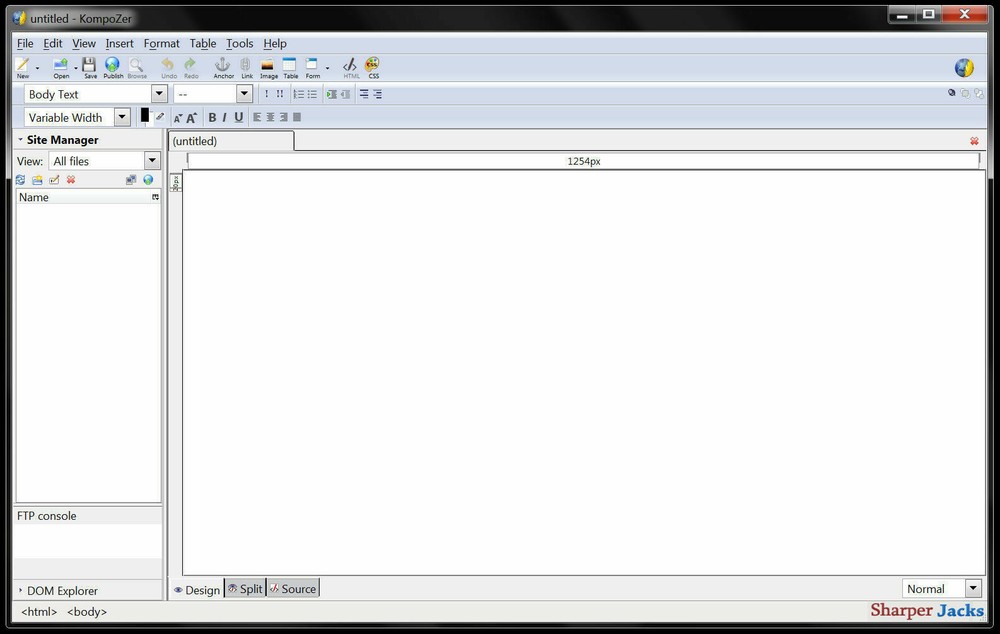 NEW & Fast Ship! KompoZer Website Developer / Designer HTML Editing Software PC