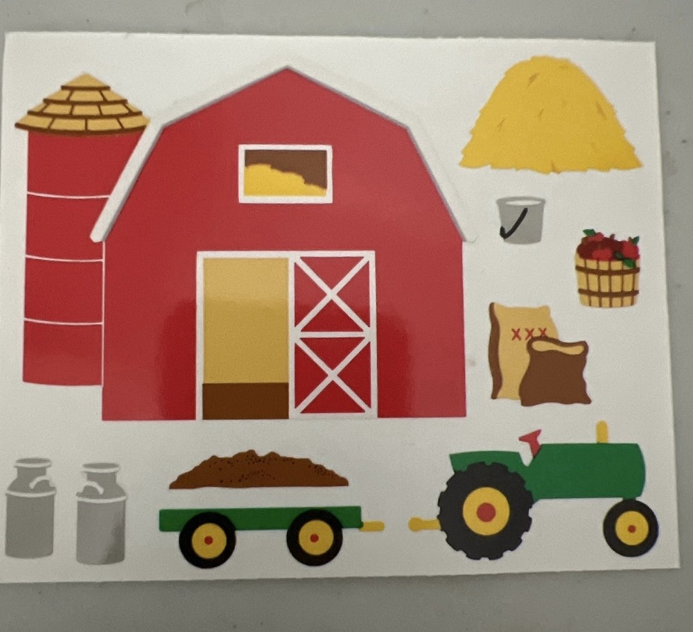 Mrs. Grossman’s Large Stickers Barn 1/2 Sheet