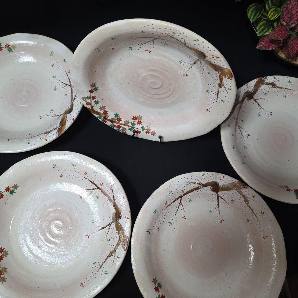 Tachikichi Plate 20.5cm 5 Set