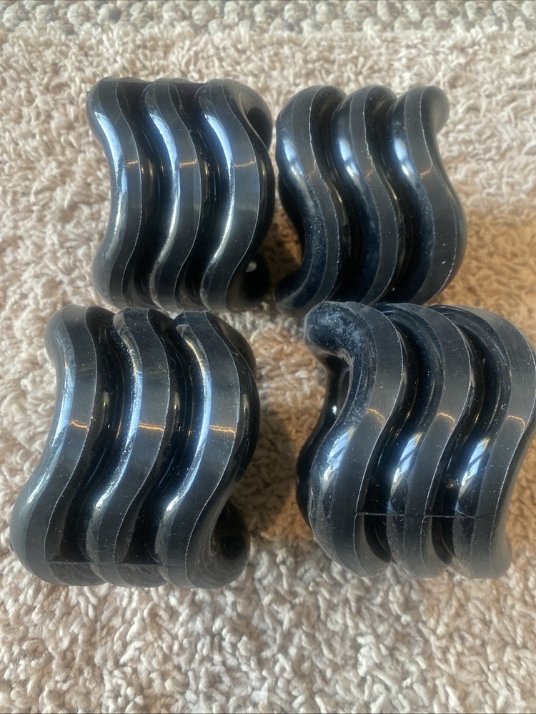 SHARK MEGALODON 95mm 78a BLACK WHEELS SET