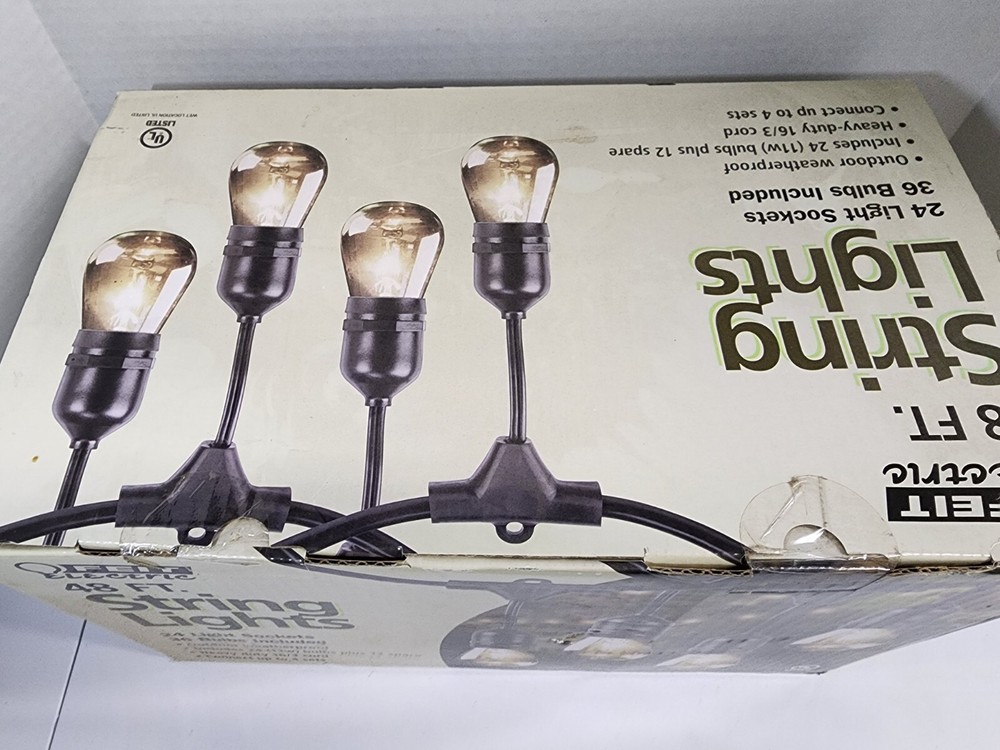 Feit Electric 710090 48ft LED String Light - Black